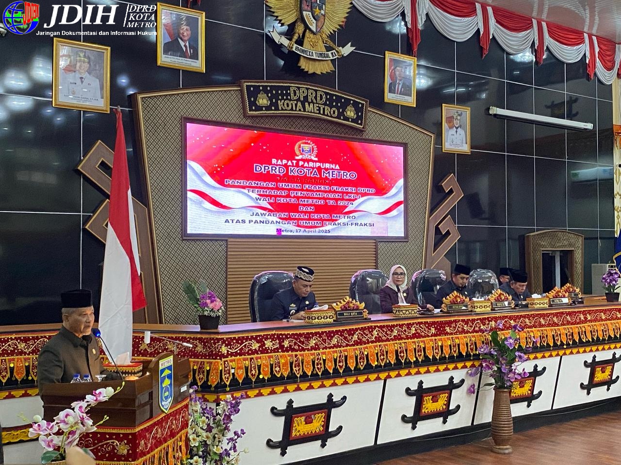 Fraksi-Fraksi DPRD Berikan Catatan Kritis atas LKPJ Wali Kota Metro Tahun 2024