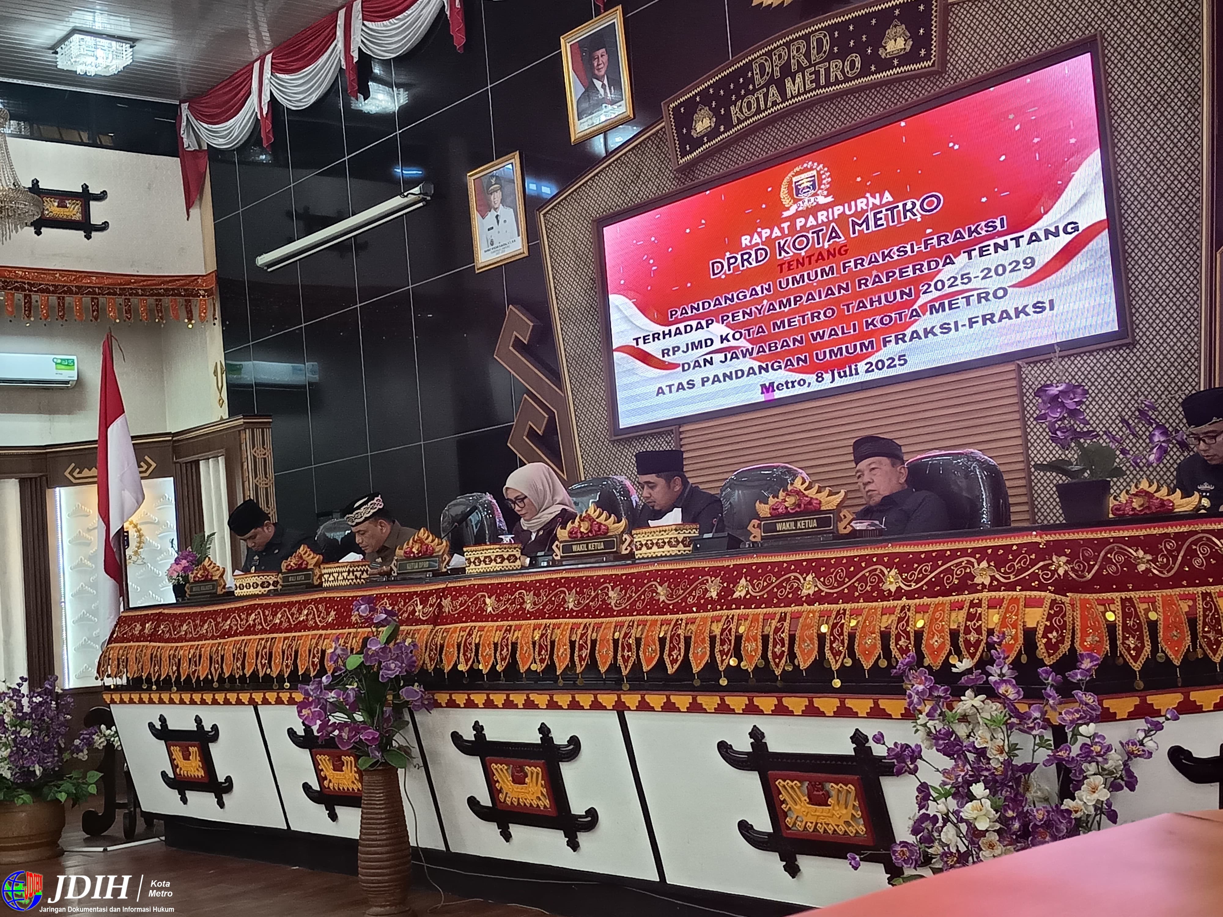 Fraksi-Fraksi Menyoroti Mengenai Konsep Smart City, Infrastruktur Jalan dan Perkotaan Dalam RPJMD Kota Metro