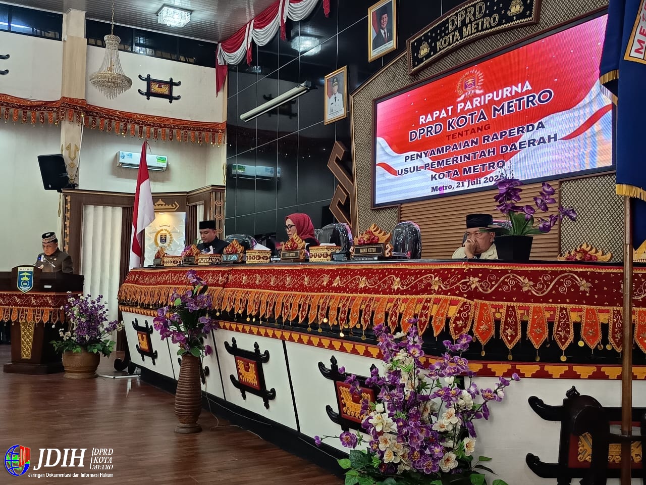 Wali Kota Metro Usulkan Dua Rancangan Perda