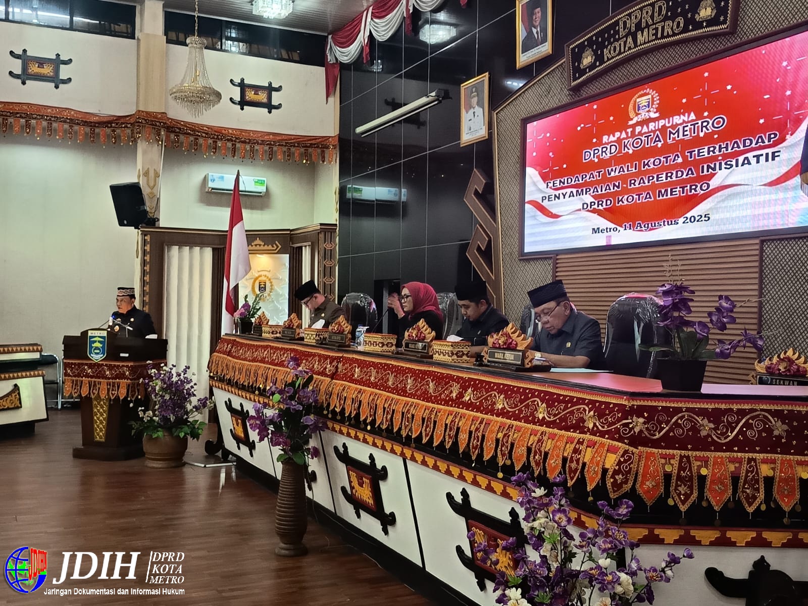 Wali Kota Metro Tanggapi Dua Raperda Inisiatif DPRD