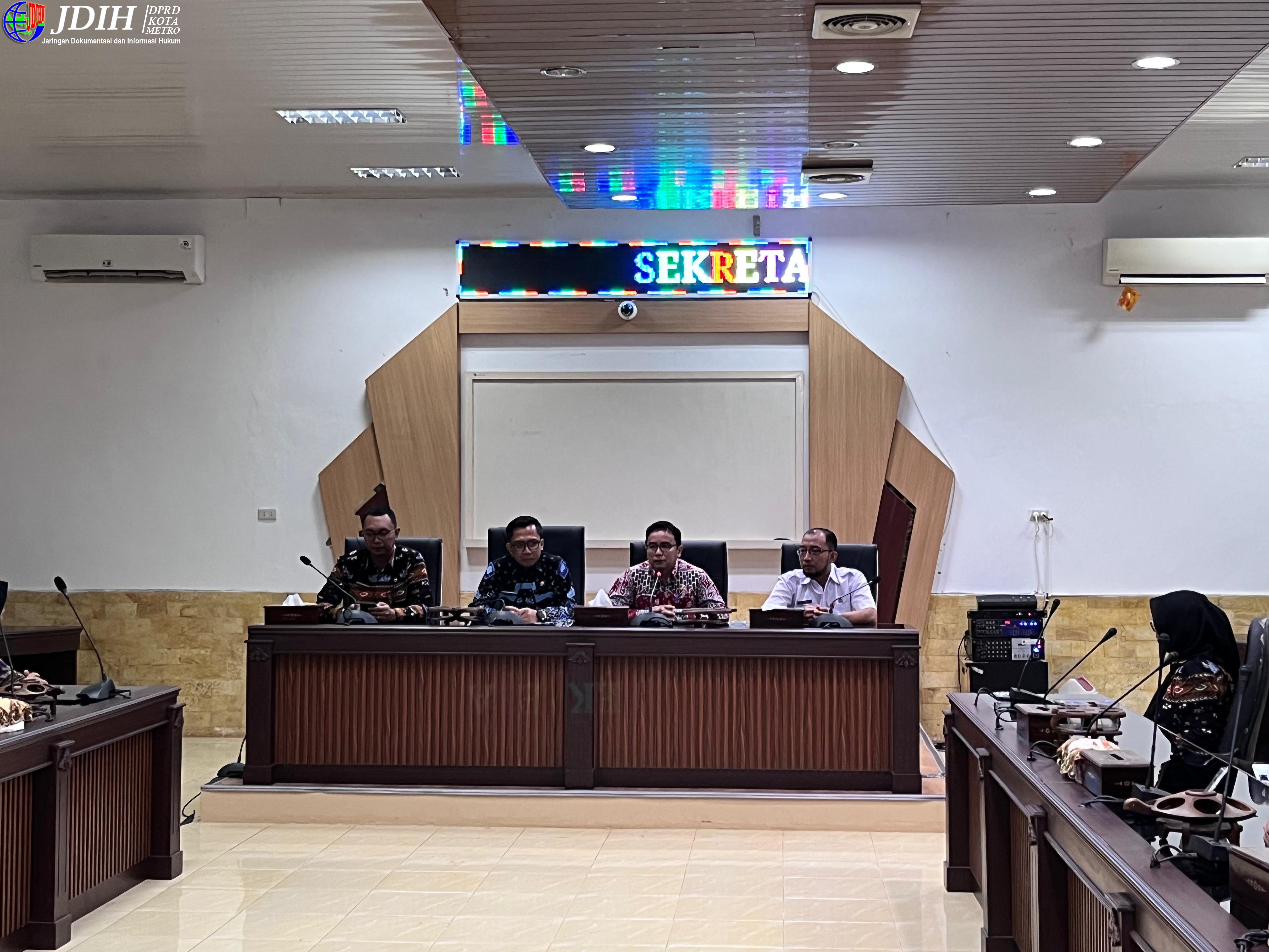 Atensi Kedisiplinan, Sekwan Lakukan Koordinasi Antar Pegawai