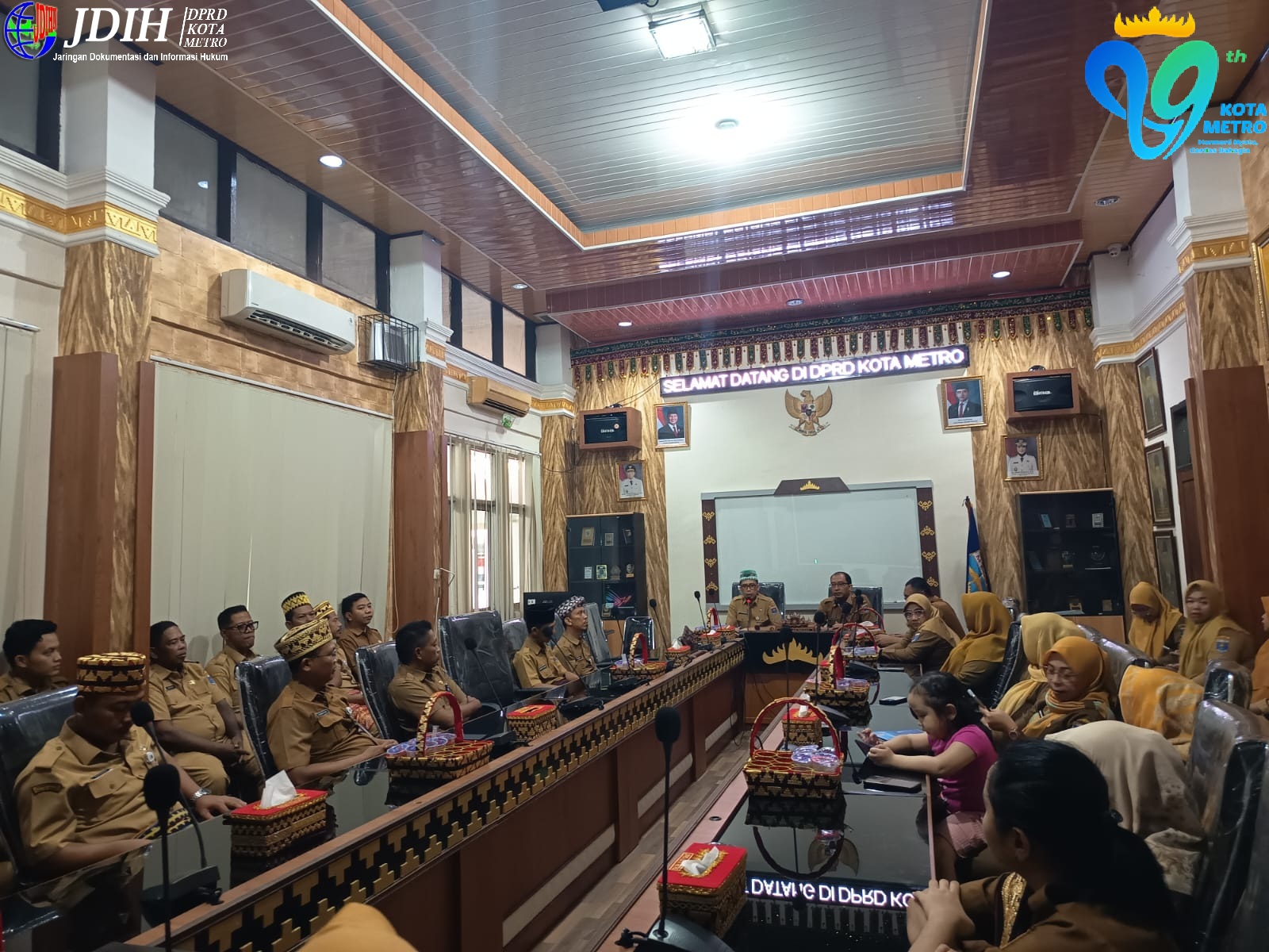 Sekwan DPRD Kota Metro Gelar Rapat Koordinasi Persiapan Paripurna Hari Jadi ke-89 Kota Metro