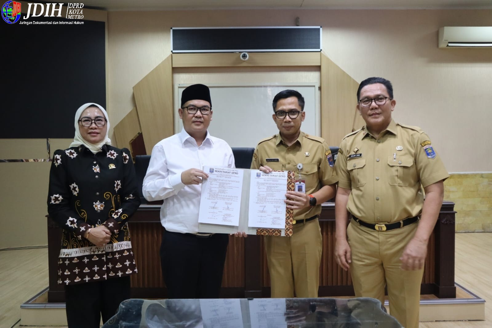 Serah Terima Jabatan Sekretaris DPRD Kota Metro, Yudi Oktaviansyah Resmi Menjabat Sekwan