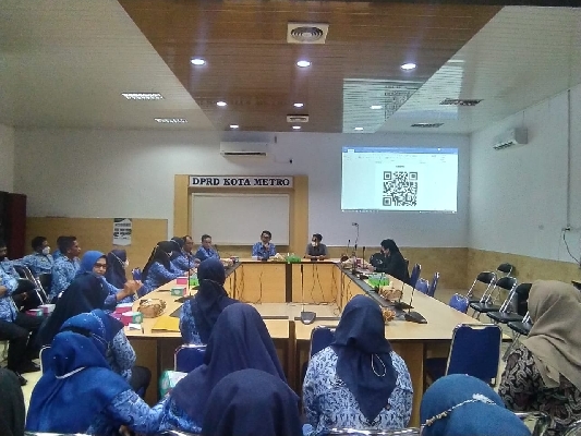 SOSIALISASI BPJS KESEHATAN CORNER DI SEKRETARIAT DPRD KOTA METRO