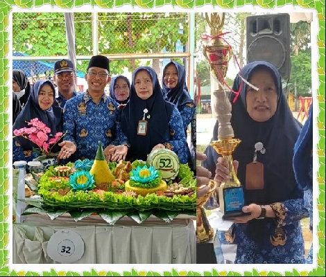 SETWAN METRO JUARAI LOMBA NASI TUMPENG DALAM PERINGATAN HUT KORPRI KE-52